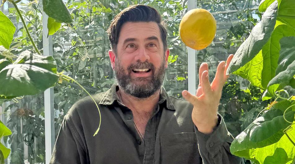 Michael Perry with Honey Drops Dara